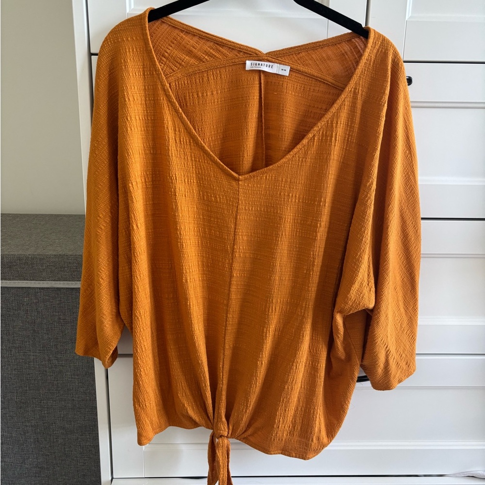 2/$15 V-Neck Tie-Front Top